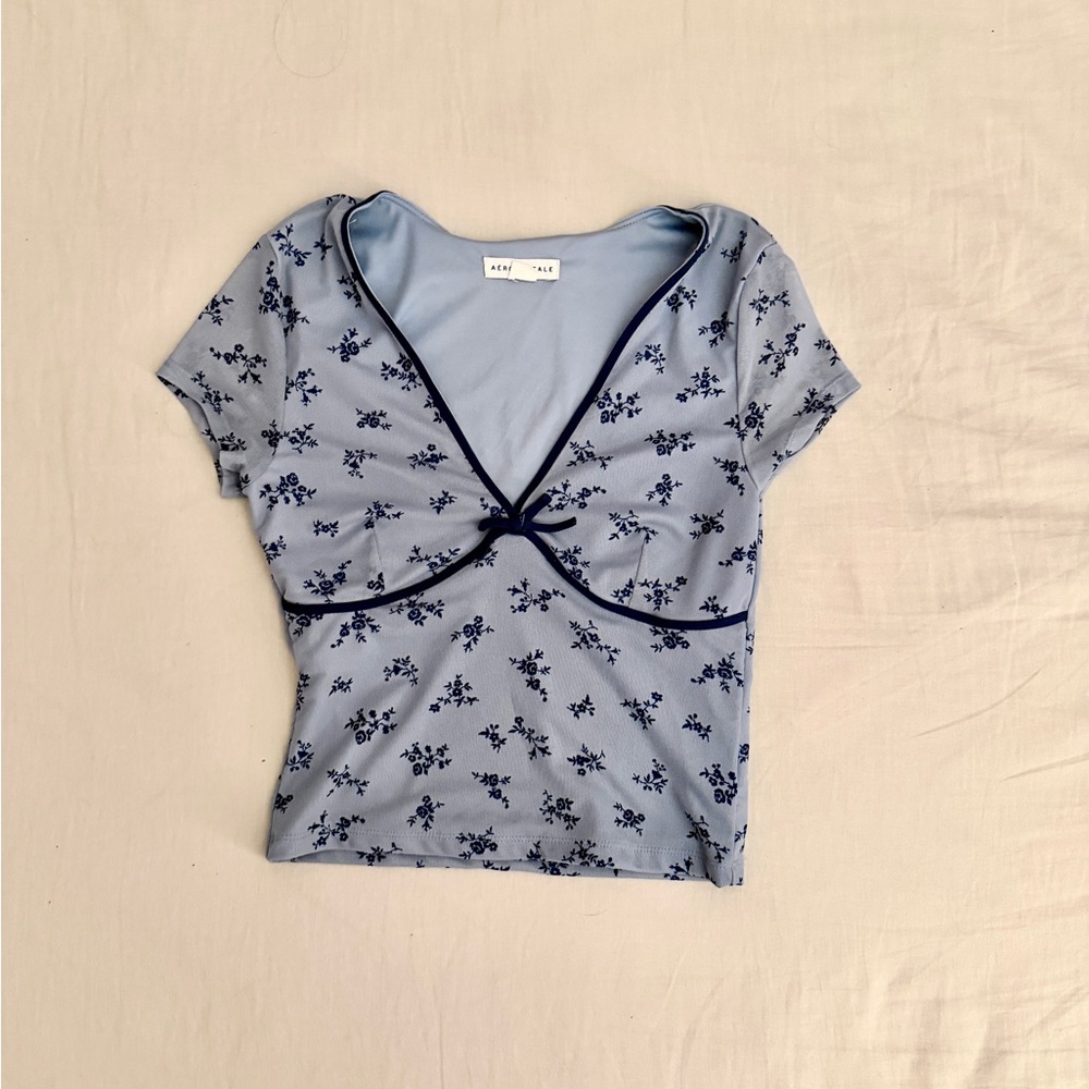 Aeropostale Light Blue Top